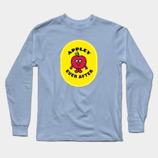 Appley Ever After - Apple Pun Long Sleeve T-Shirt